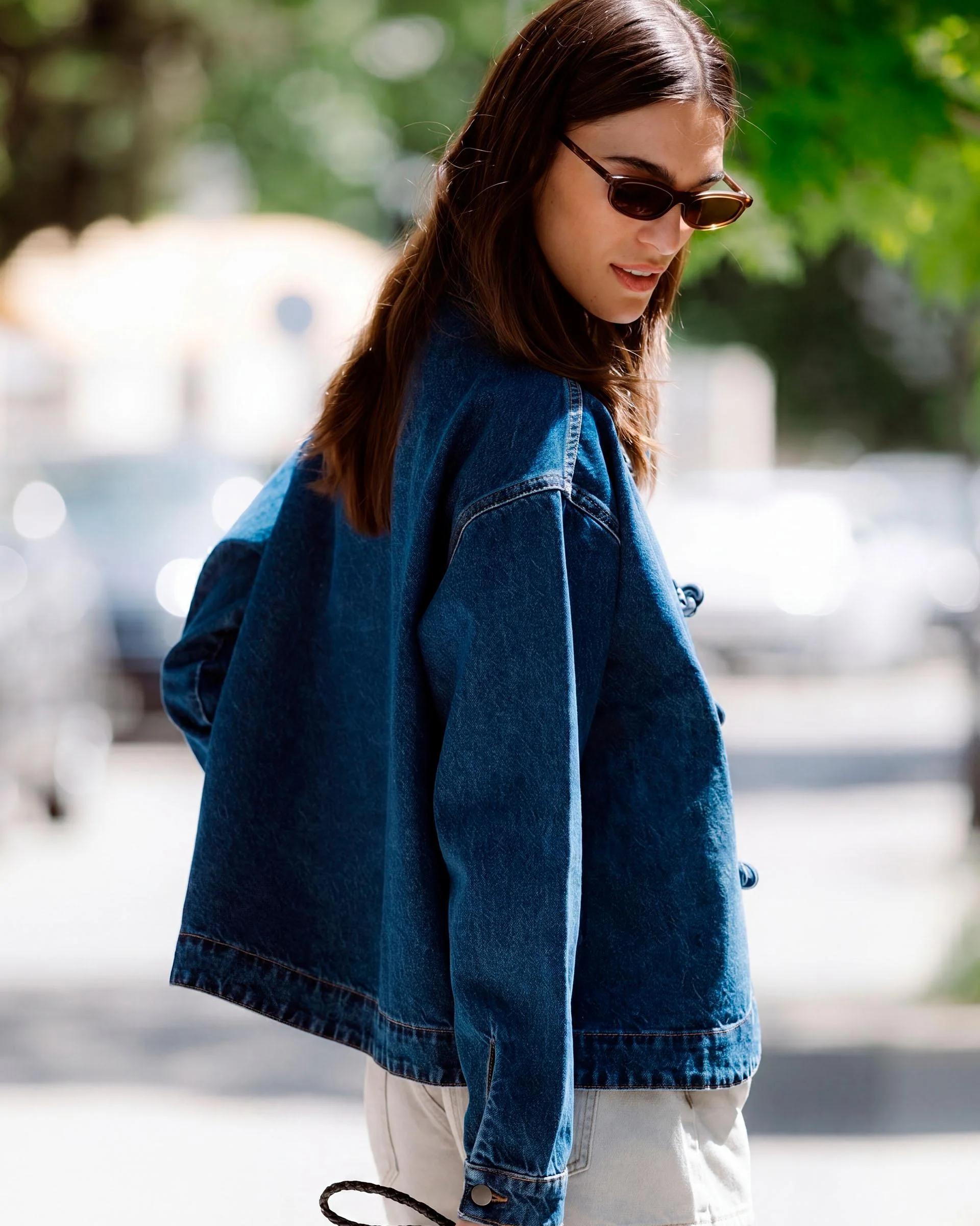 Cazadora Denim Alamares Azul - Image 4