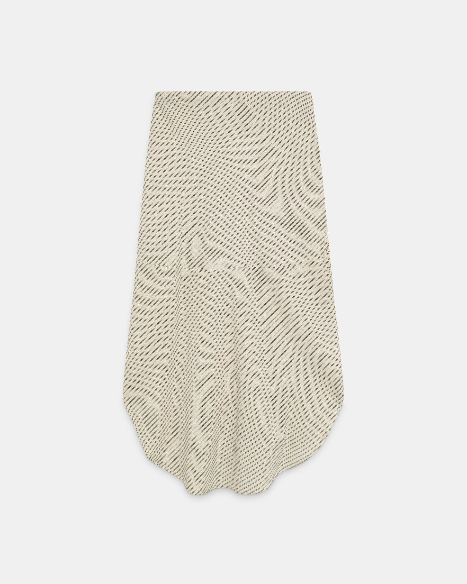 Falda Estampado Rayas Diagonales Blanco - Image 8
