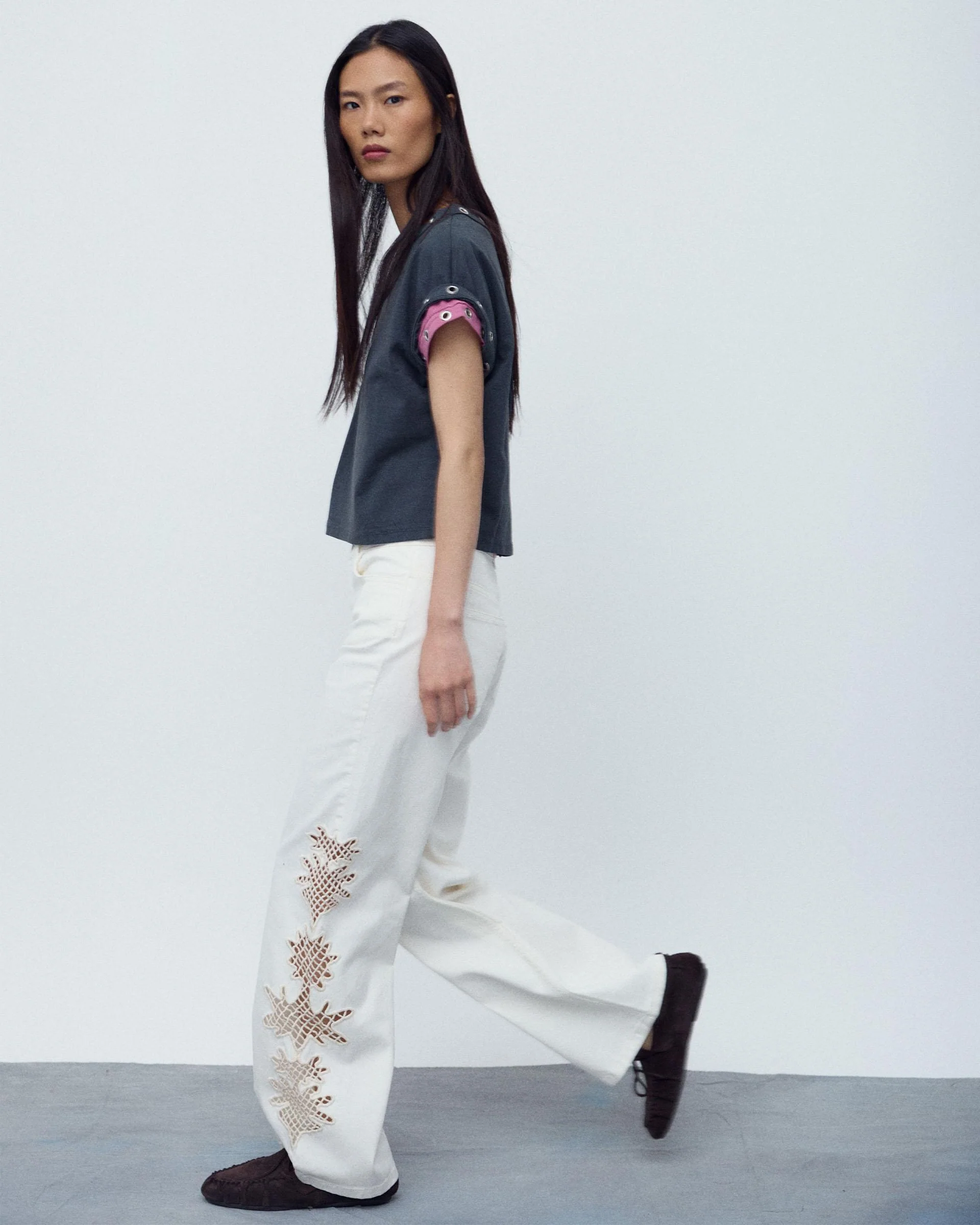 Jeans Detalle Crochet Blanco - Image 4