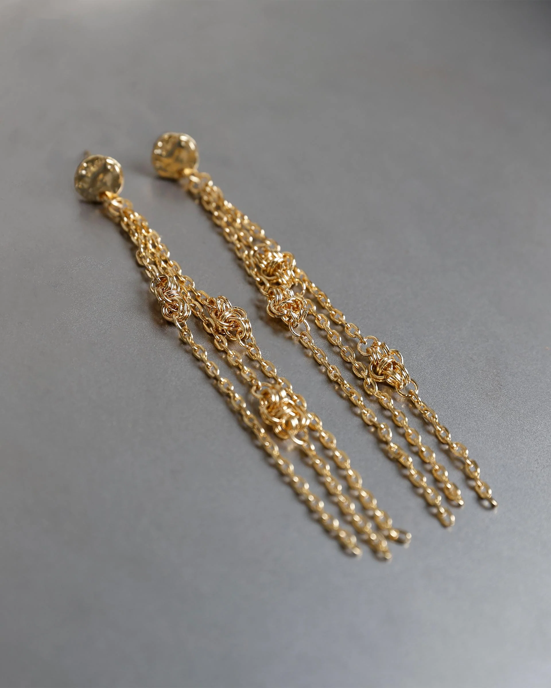 Pendientes Nudos Oro - Image 3