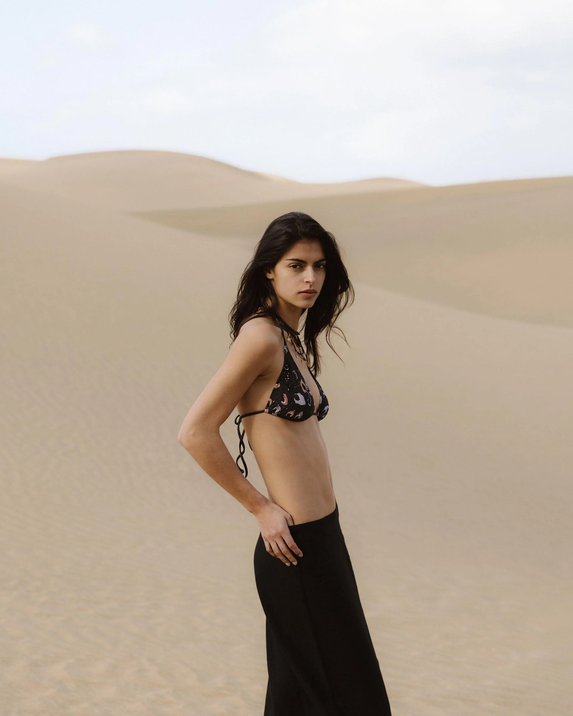 Top Bikini Flores Antracita - Image 4