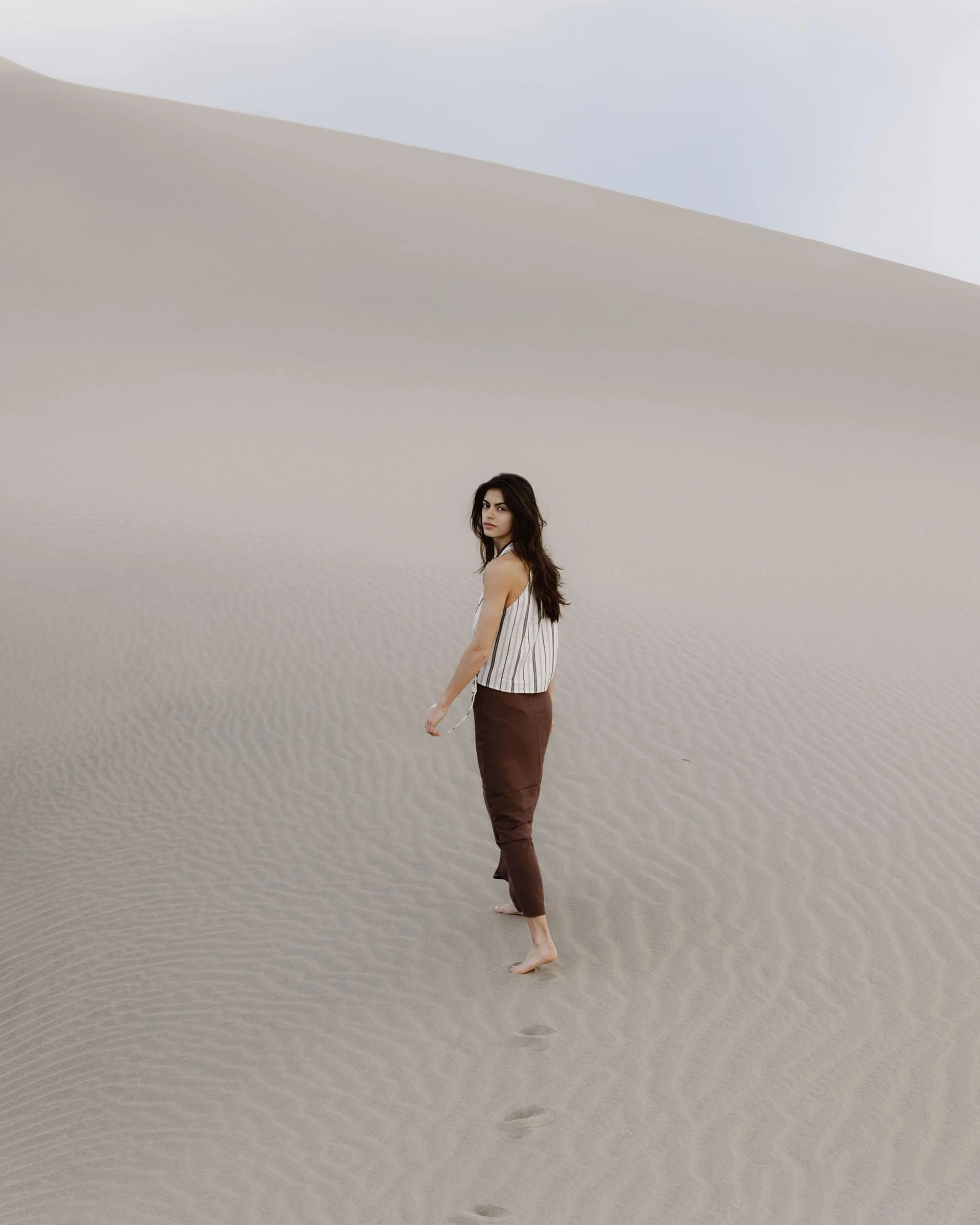 Top Cruzado Rayas Beige - Image 6